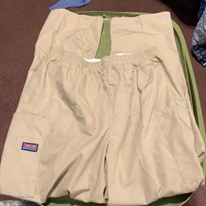 Khaki Scrub Pants Size Medium